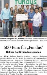 aus der Neuen Osnabrücker Zeitung - Copyright Verlag NOZ medien